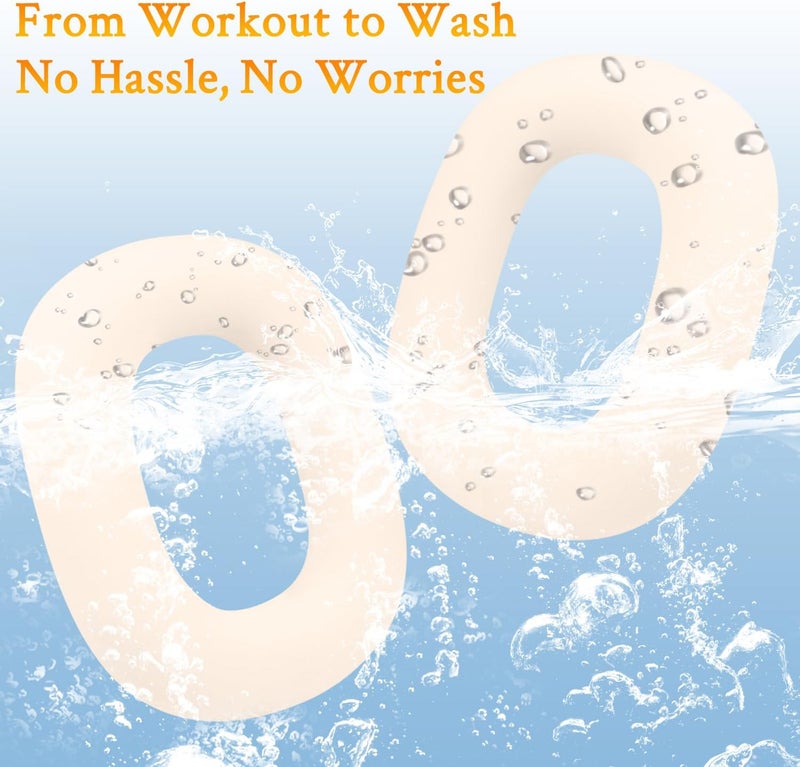 SoloWIT Sweat Proof Silicone Ear Cover for AirPods Max, Comfortable Fit for Gym Exercise, Easy to Clean, No Sound Quality Loss - Starlight - Image 4